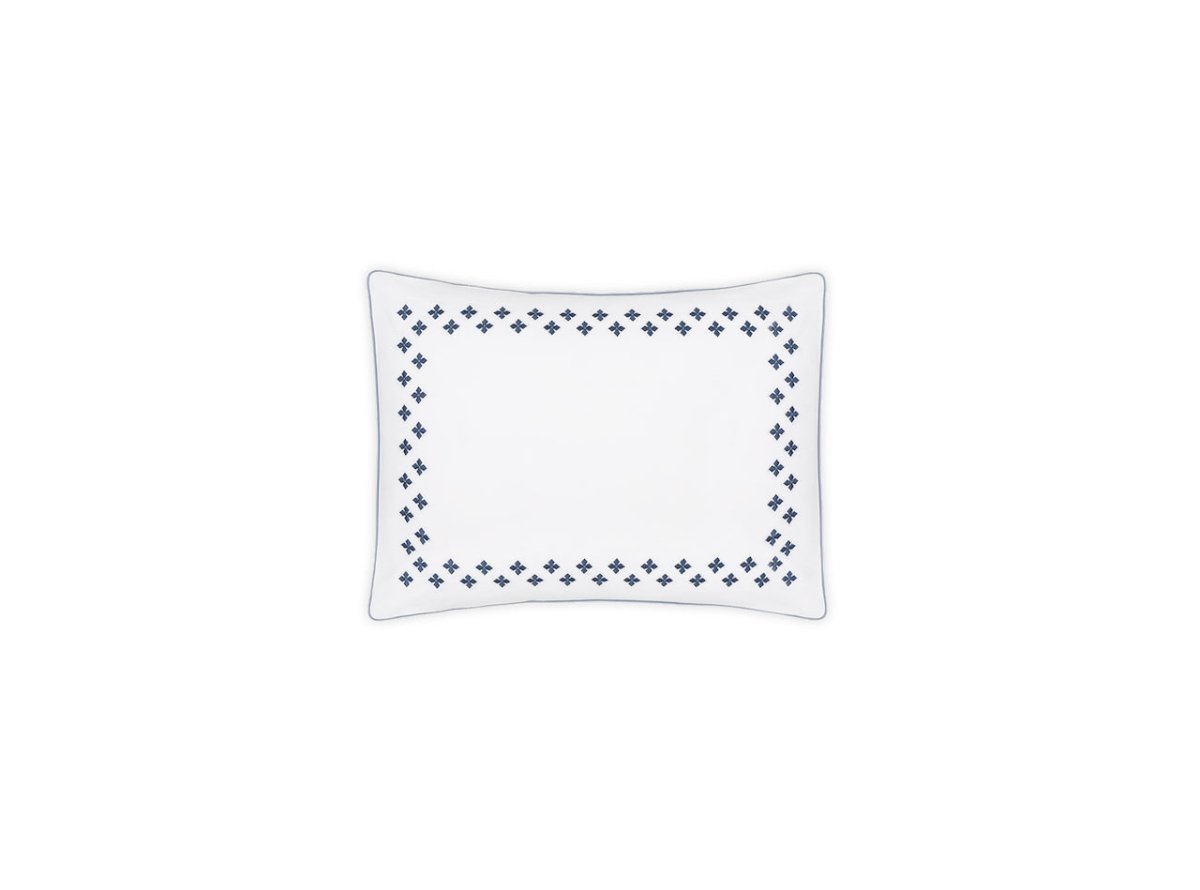 Matouk Casablanca Boudoir Sham in Indigo at Fig Linens and Home