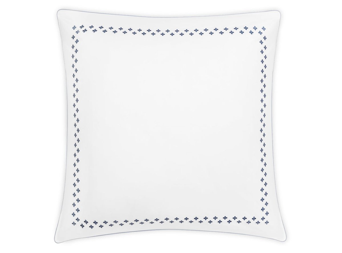 Matouk Casablanca Euro Sham in Indigo at Fig Linens and Home