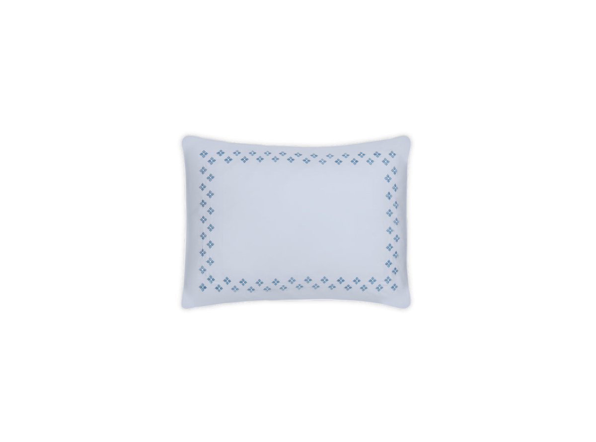 Matouk Casablanca Boudoir Sham in Sky Blue at Fig Linens and Home