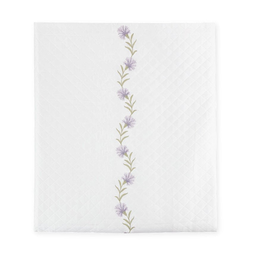 Daphne Matelassé in Lilac Purple | Matouk Coverlet at Fig Linens and Home
