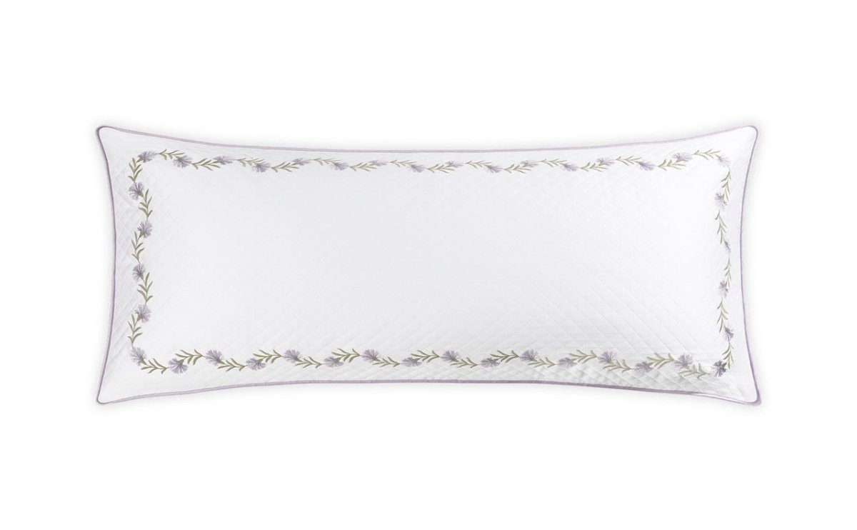 Matouk Daphne Lumbar Pillow Cover 16 x 36, corded edge Lilac