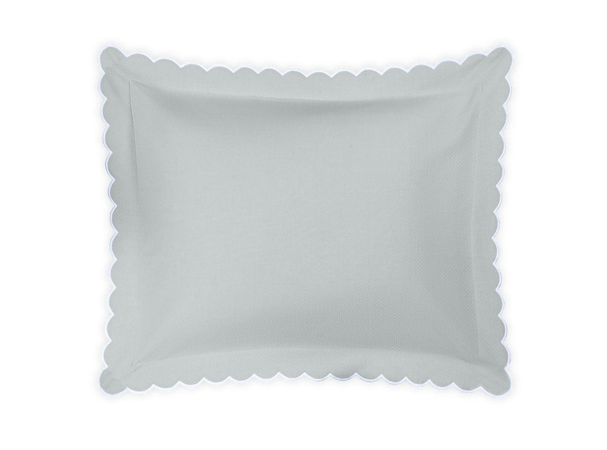 Pillow Sham - Matouk Diamond Pique Pool Bedding at Fig Linens and Home