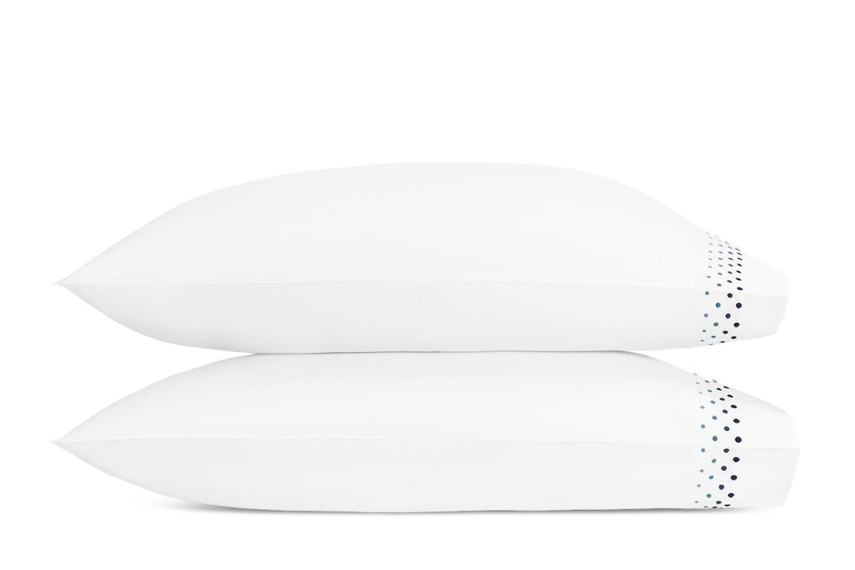 Pillowcases- Dorothy Blue Ombre Matouk Bedding at Fig Linens and Home