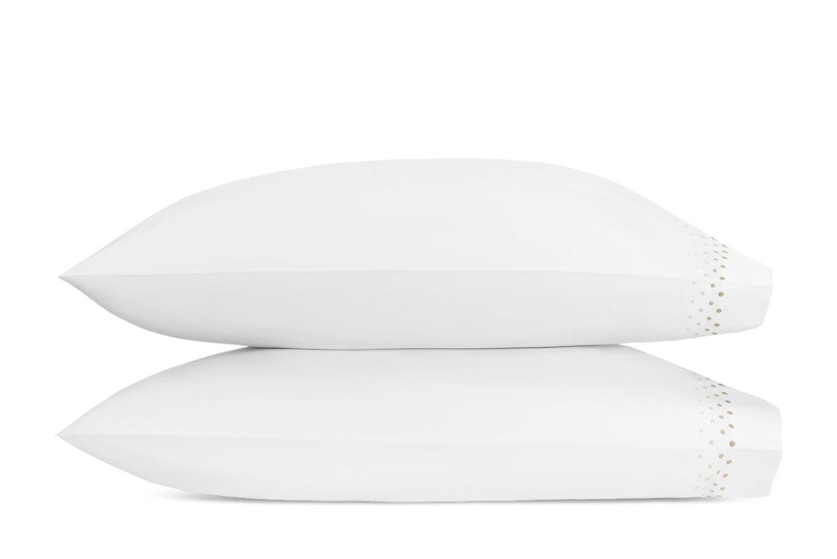 Pillowcases - Dorothy Natural Ombre Matouk Bedding at Fig Linens and Home