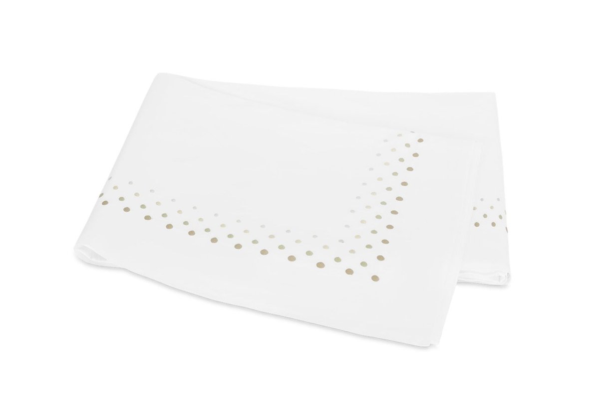 Flat Sheet - Dorothy Natural Ombre Matouk Bedding at Fig Linens and Home