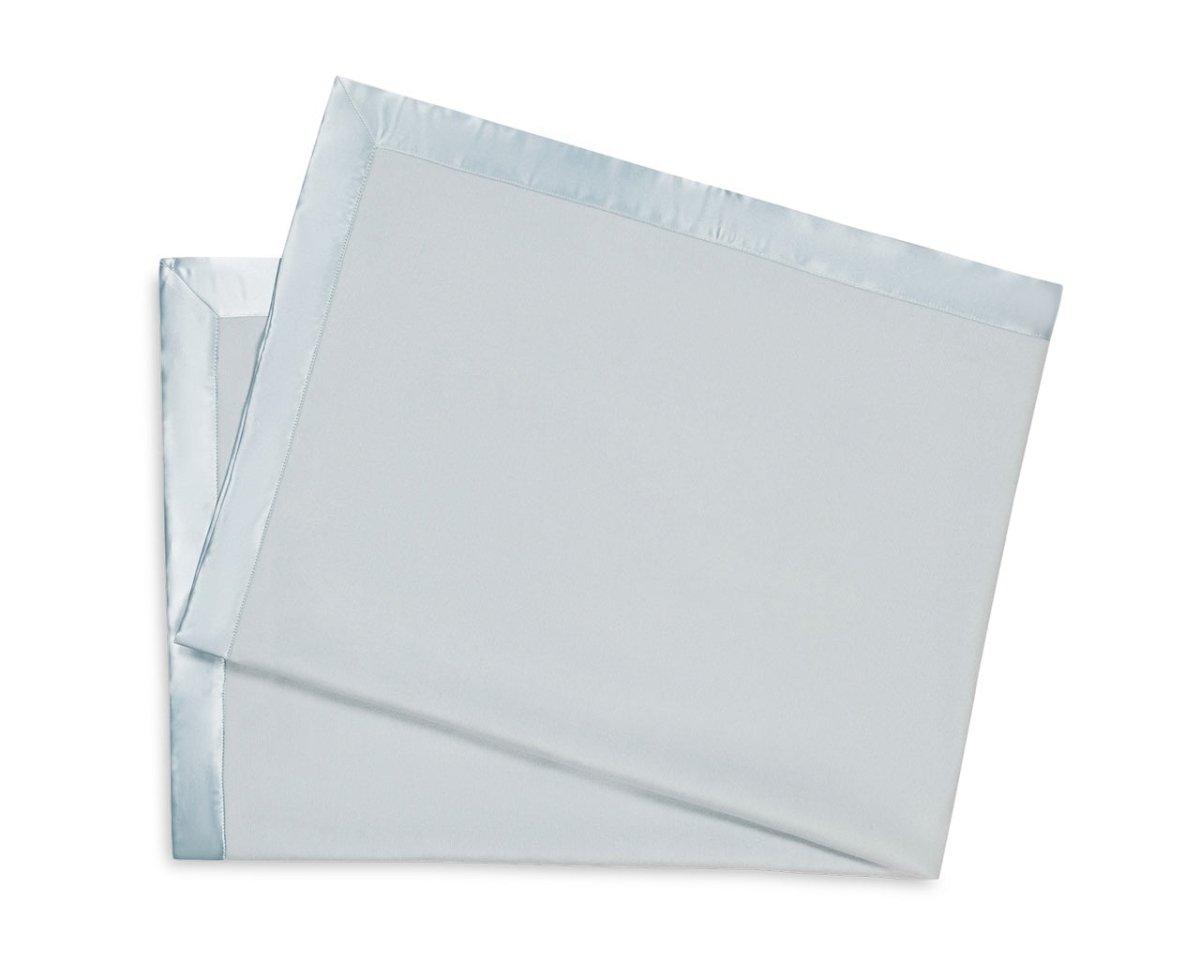 Pool Baby Blanket - Matouk Dream Modal Little Blanket at Fig Linens and Home - Folded View