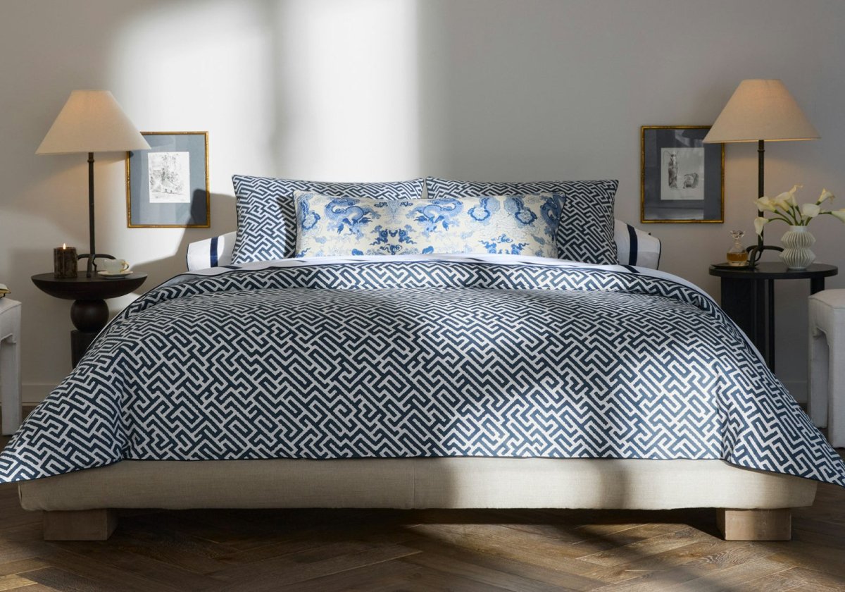 Matouk Schumacher Gabriel Bedding | Bed Sheets, Duvet Covers and Shams at Fig Linens and Home 4