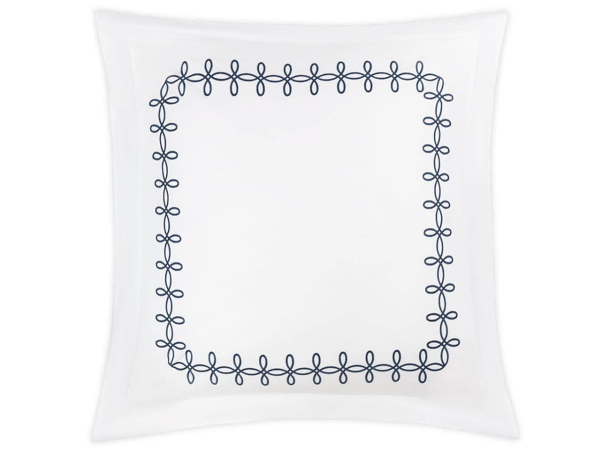 Euro Sham - Gordian Knot Baltic Percale Bedding by Matouk at Fig Linens and Home