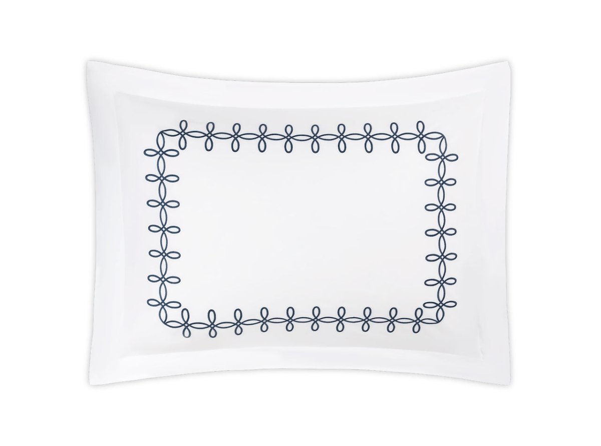 Pillow Sham - Gordian Knot Baltic Percale Bedding by Matouk at Fig Linens and Home