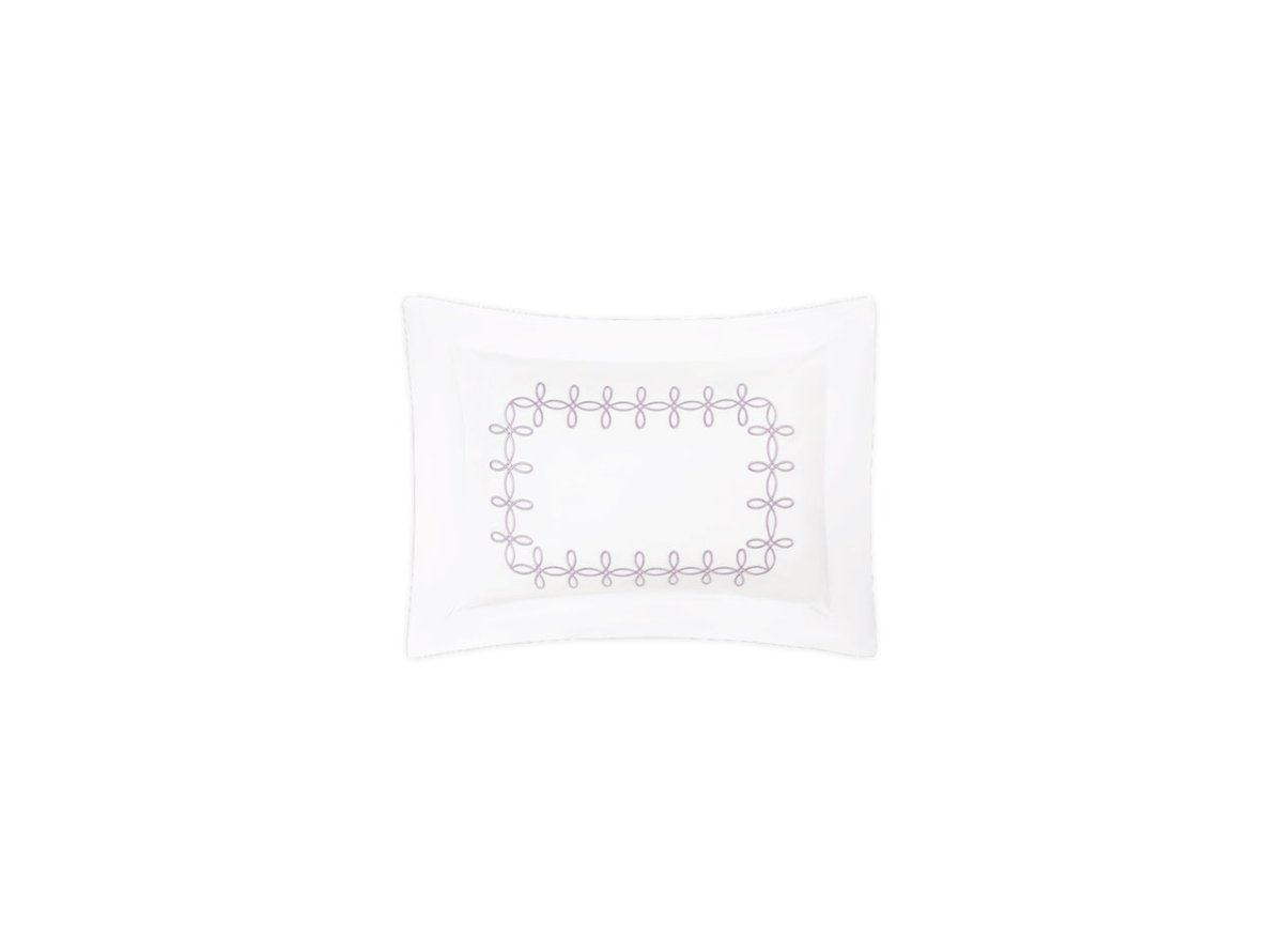 Boudoir Sham - Gordian Knot Lilac Percale Bedding by Matouk at Fig Linens and Home