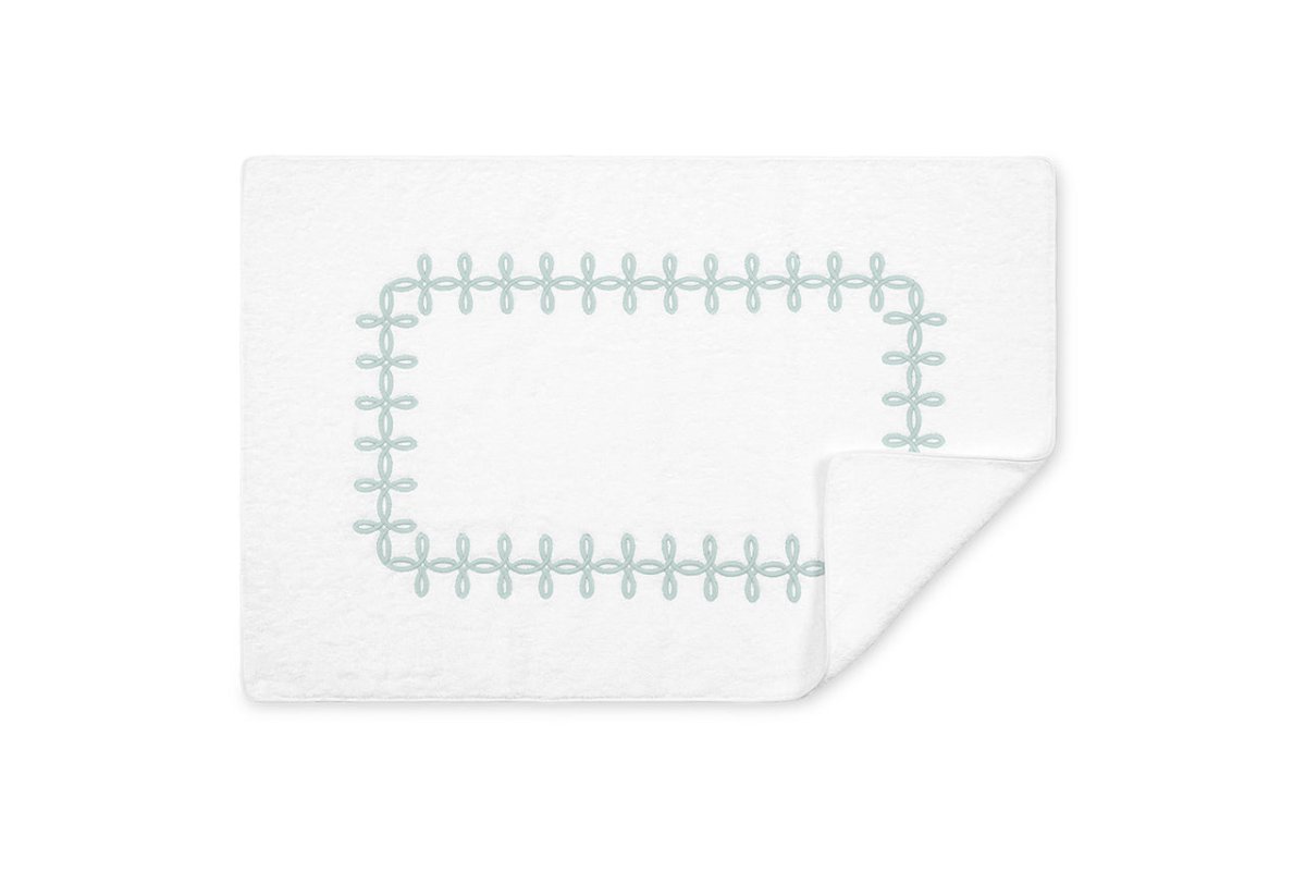 Matouk Gordian Knot Bath Tub Mat in Jade | Fig Linens and Home