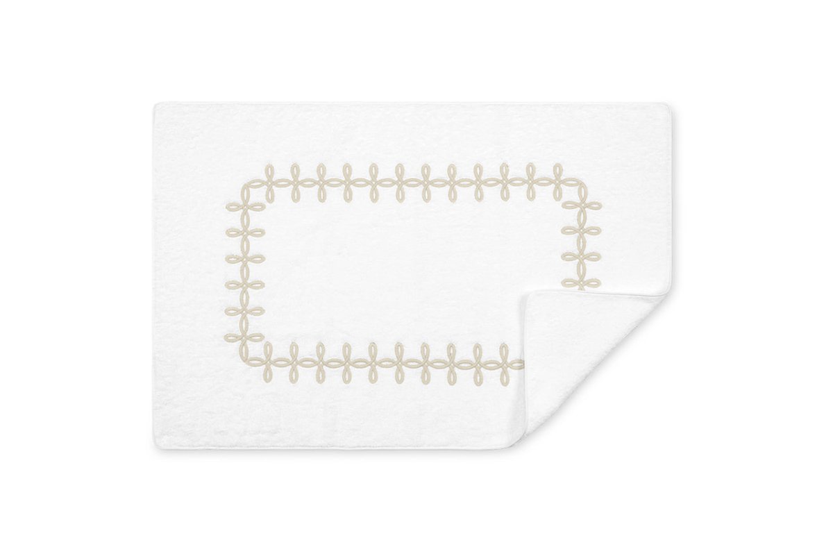 Matouk Gordian Knot Bath Tub Mat in Truffle | Fig Linens and Home