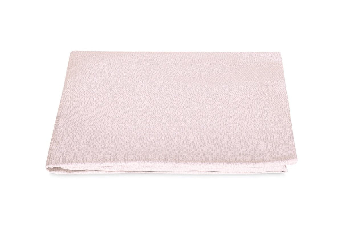 Matouk Jasper Fitted Sheet peony at Fig Linens and Home