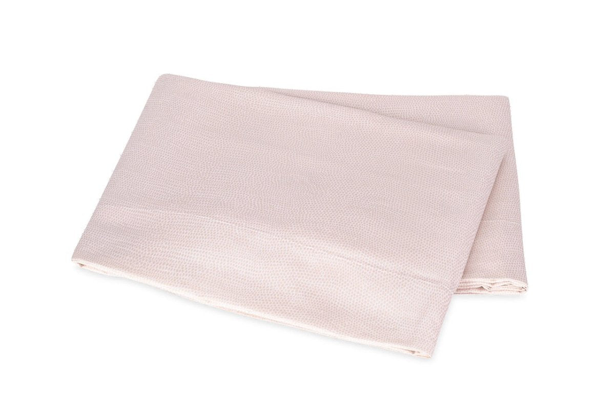 Matouk Jasper Flat Sheet peony at Fig Linens and Home