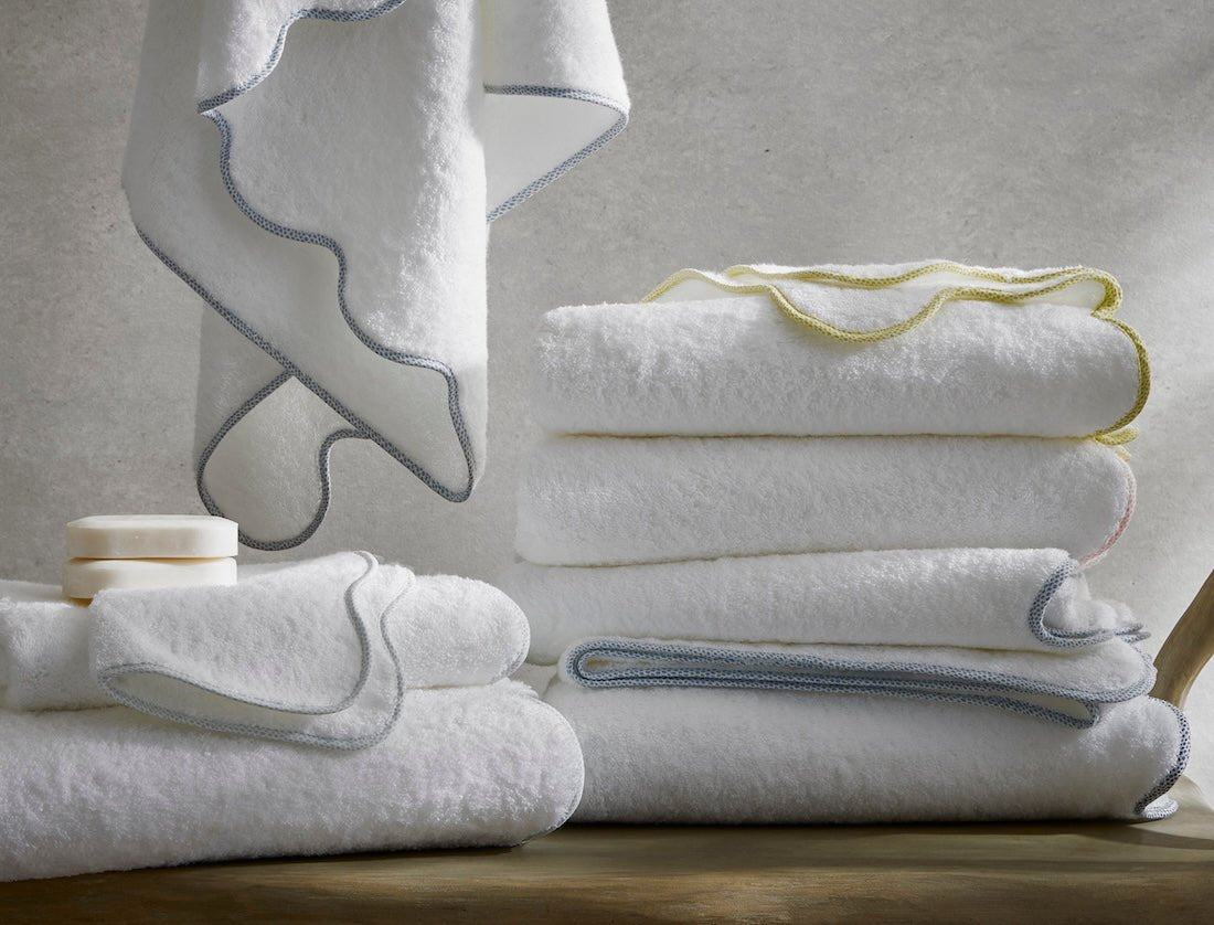 Jasper Scallop Towels by Matouk at Fig Linens and Home 1