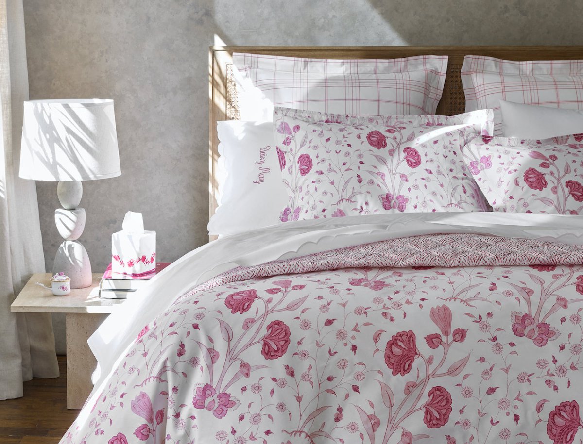 Khilana Peony Bedding by Matouk | Schumacher at Fig Linens and Home