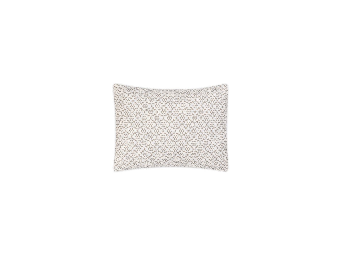 Quilted Boudoir Sham - Laksha Oak Pillow Shams by Matouk Schumacher at Fig Linens and Home
