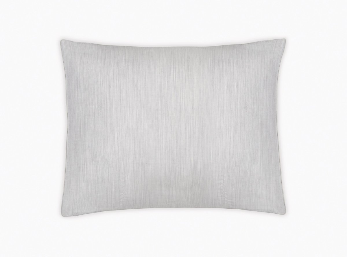 Lana Melange Silver Sham | Matouk at Fig Linens and Home