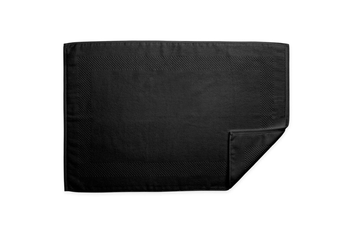Lotus Black Tub Mat | Matouk at Fig Linens and Home