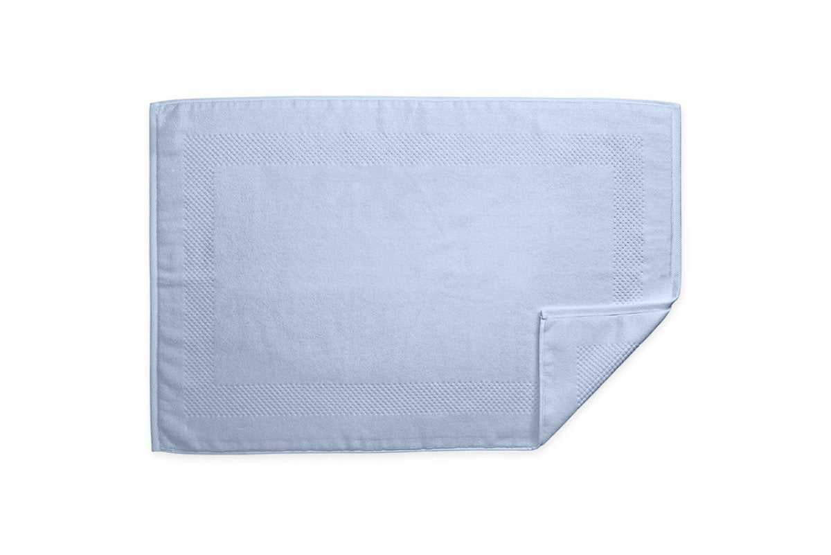 Lotus Sky Blue Tub Mat | Matouk at Fig Linens and Home