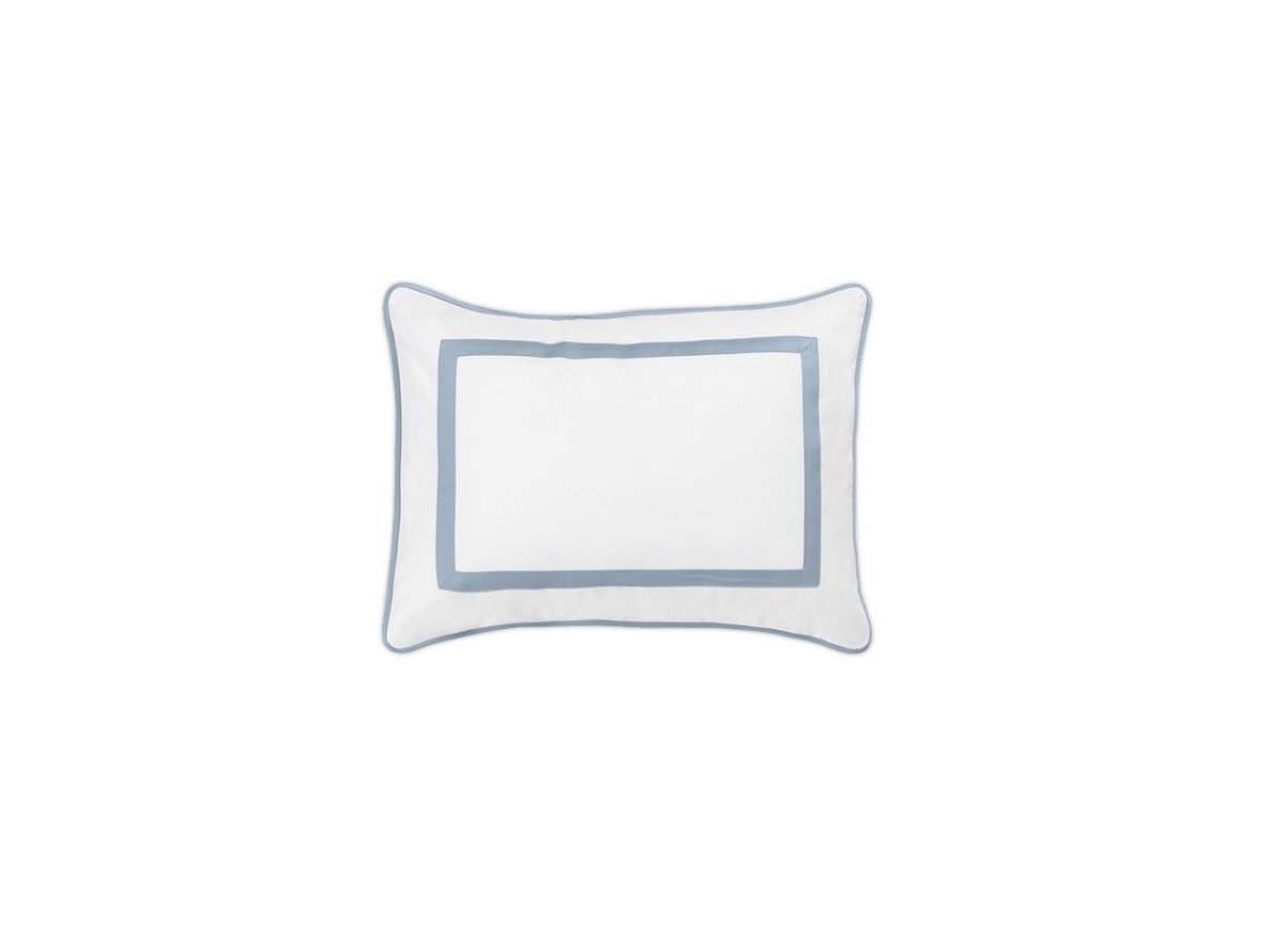 Boudoir Sham - Matouk Louise Hazy Blue Bedding at Fig Linens and Home