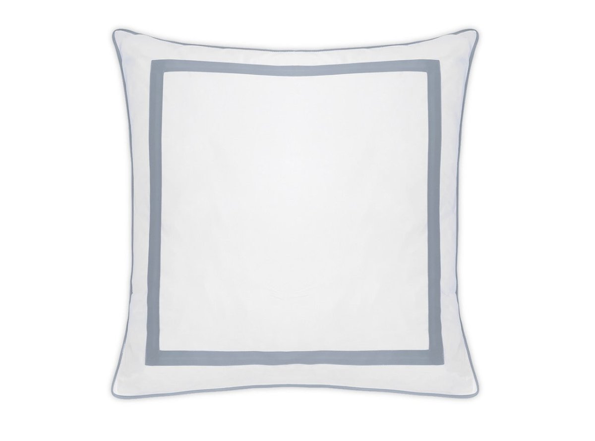 Euro Sham - Matouk Louise Hazy Blue Bedding at Fig Linens and Home