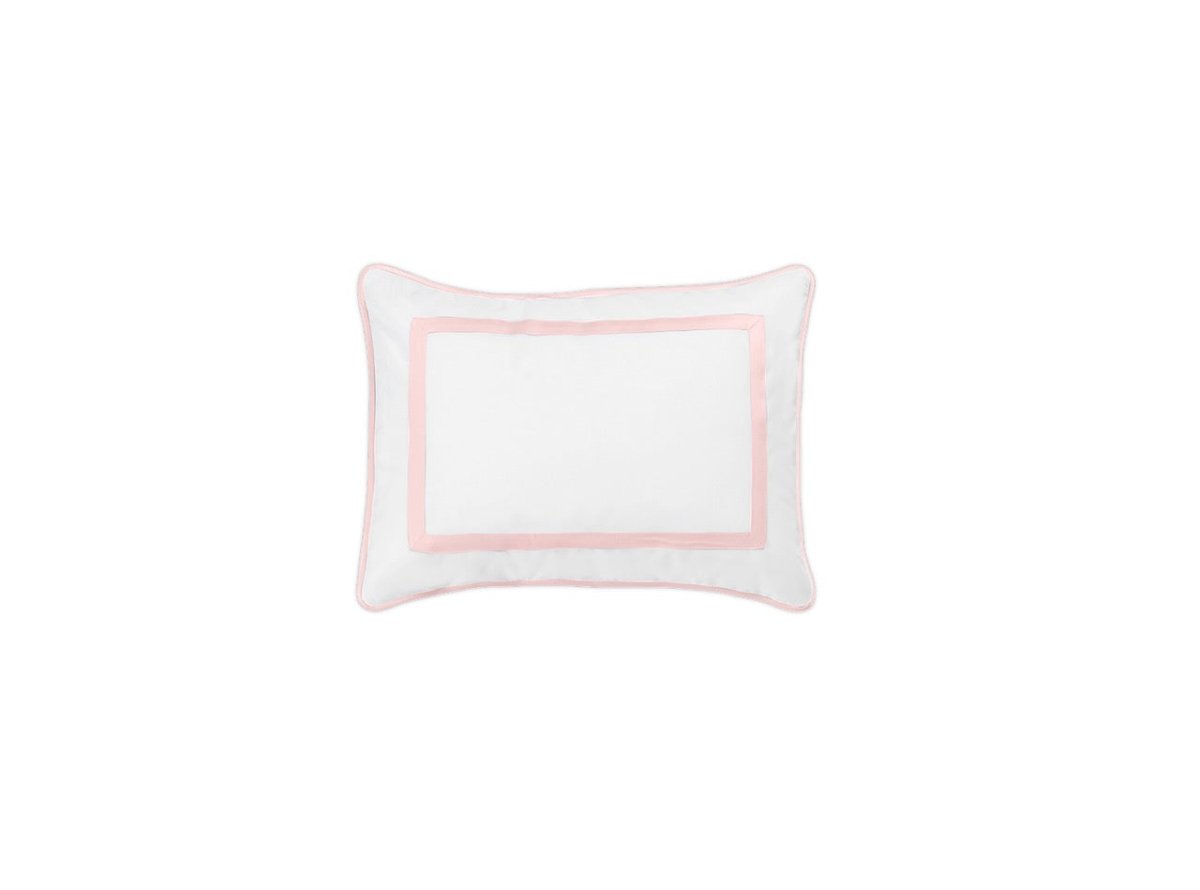 Boudoir Sham - Matouk Louise Pink Percale Bedding at Fig Linens and Home