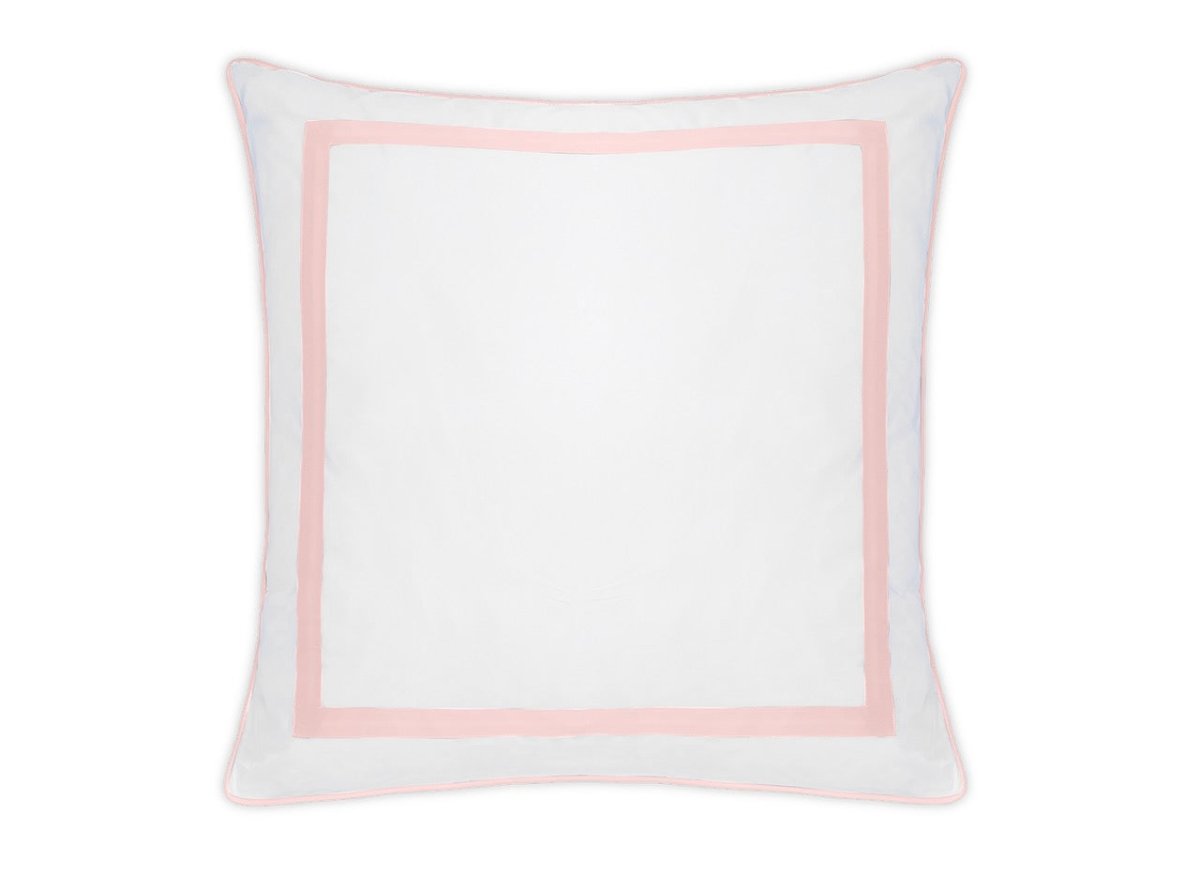Euro Sham - Matouk Louise Pink Percale Bedding at Fig Linens and Home