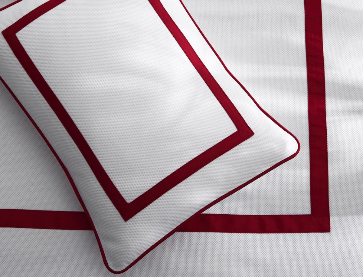 Louise Pique Coverlets & Duvet Covers | Matouk Summer Bedding at Fig Linens and Home