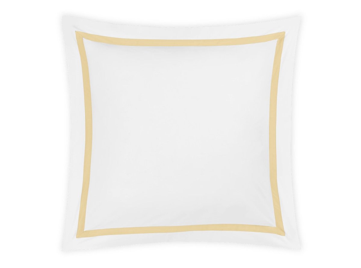 Euro Square Sham - Matouk Lowell Honey Bedding at Fig Linens and Home