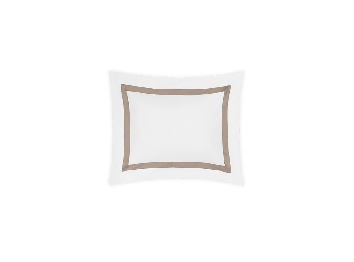 Boudoir Sham | Matouk Lowell Khaki Bedding at Fig Linens and Home