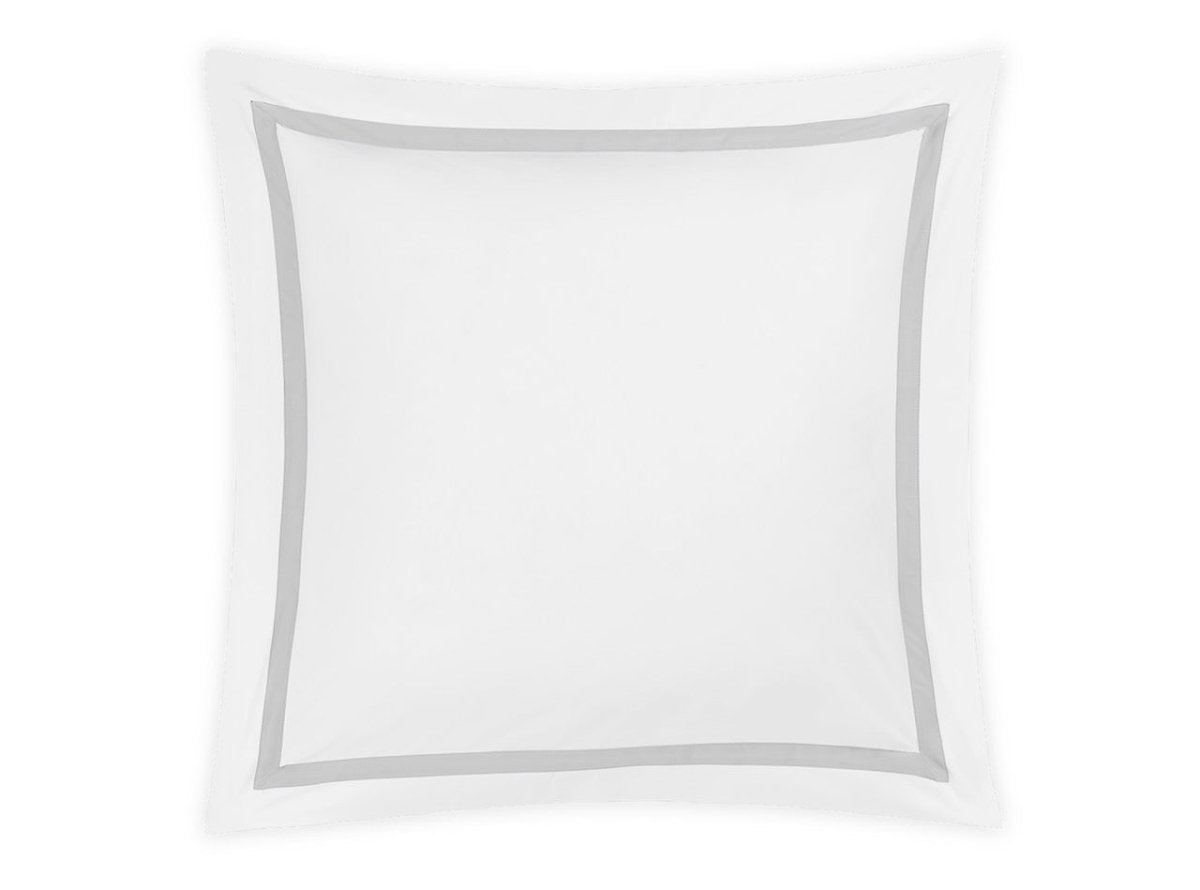 Euro Sham - Matouk Lowell Silver Bedding at Fig Linens and Home