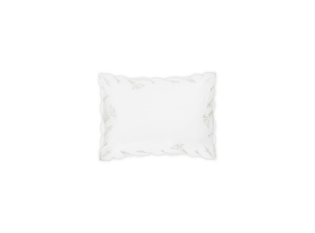 Matouk Marcella Boudoir Sham 12 x 16 Bone at Fig Linens and Home
