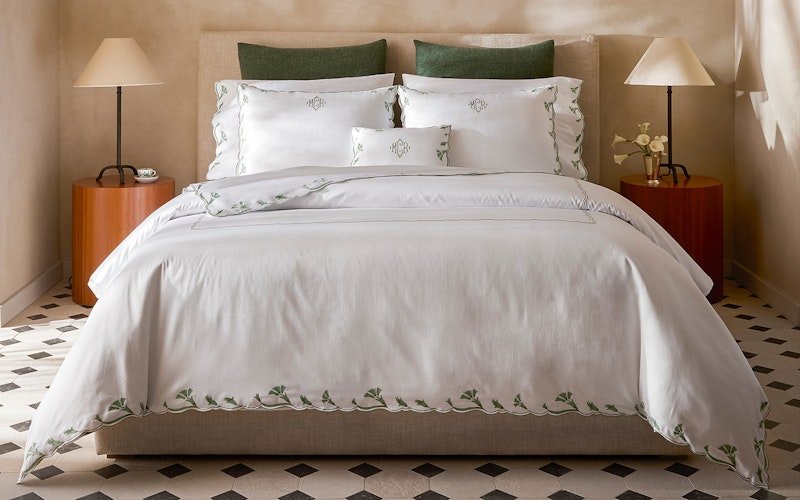 Marcella Bedding by Matouk - Cotton Sateen Duvet Covers, Sheets, Shams and Pillowcases