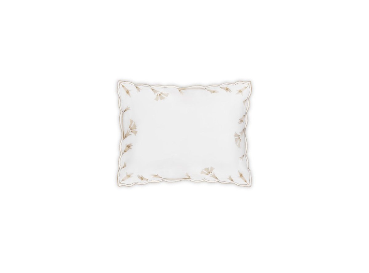 Matouk Marcella Boudoir Sham 12 x 16 Dune at Fig Linens and Home