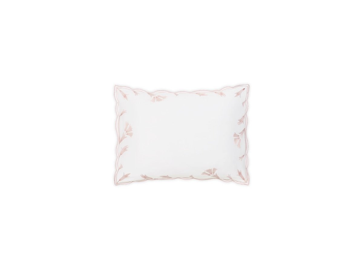 Matouk Marcella Boudoir Sham 12 x 16 Pink at Fig Linens and Home