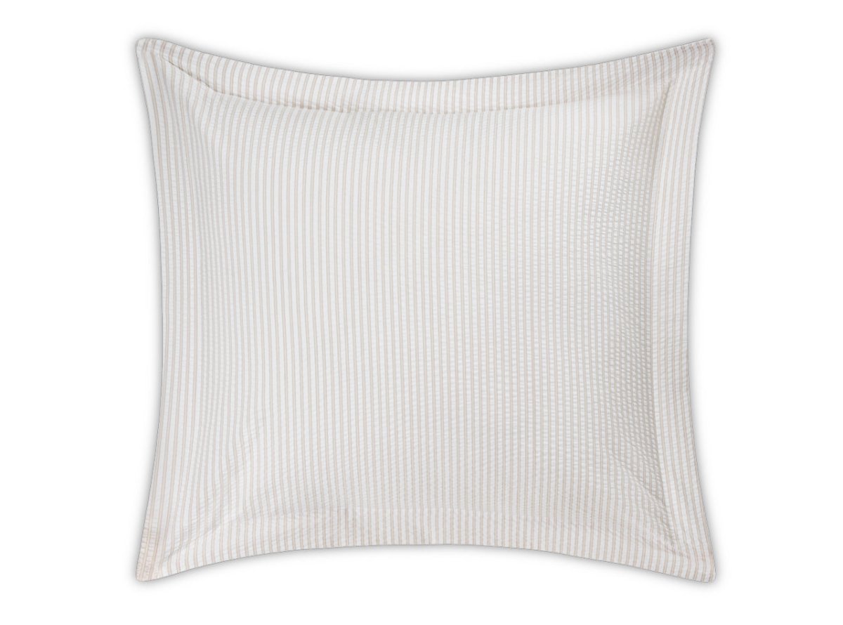 Matteo Natural Euro Square Sham | Matouk at Fig Linens and Home