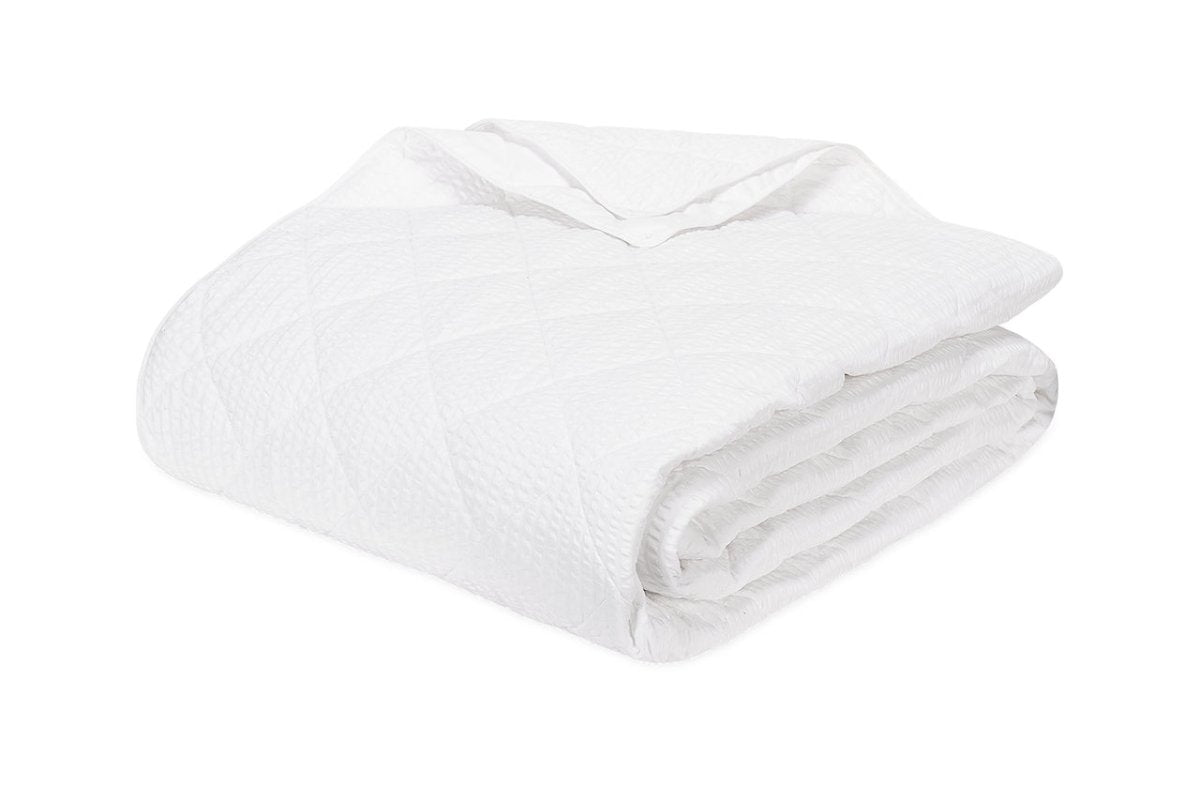 Matteo White Quilt | Matouk at Fig Linens and Home