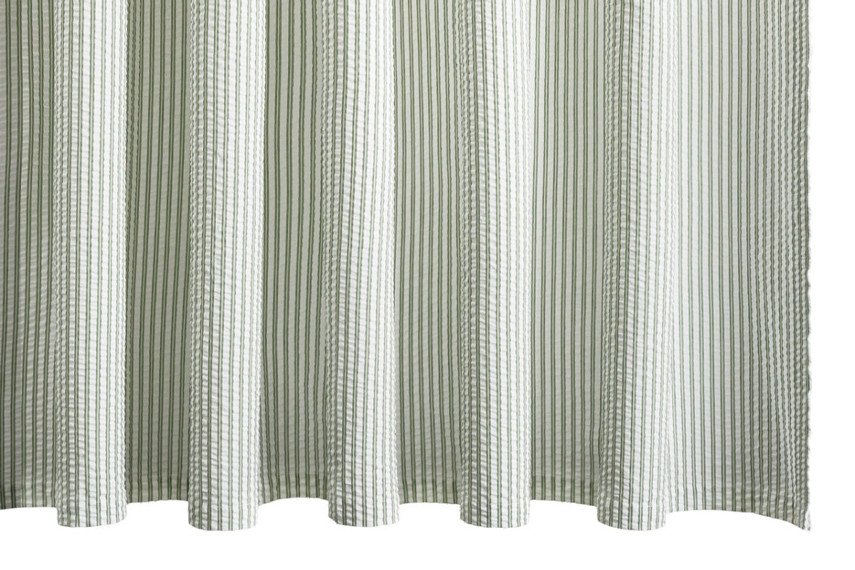 Matteo Palm Green Shower Curtain | Matouk at Fig Linens and Home
