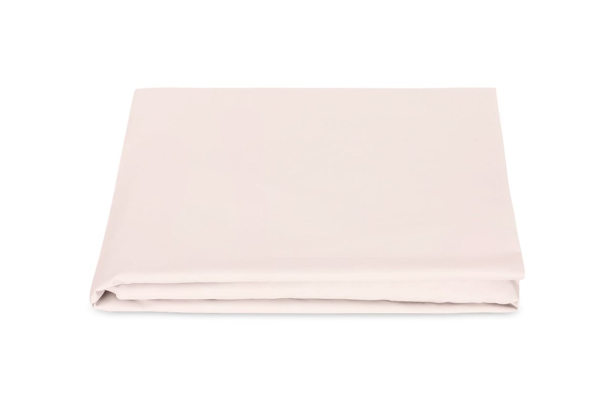 Milano Blush Percale Fitted Sheet - Matouk at Fig Linens and Home