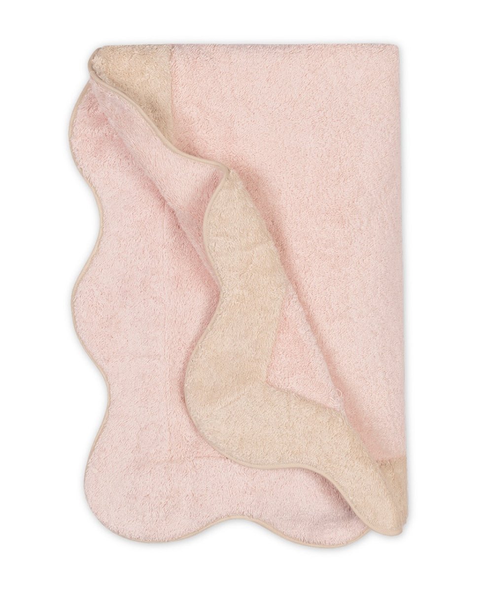 Beach Towel - Neptune Pool Towel 36 x 70 Blush and Sand by Matouk Schumacher - View 2
