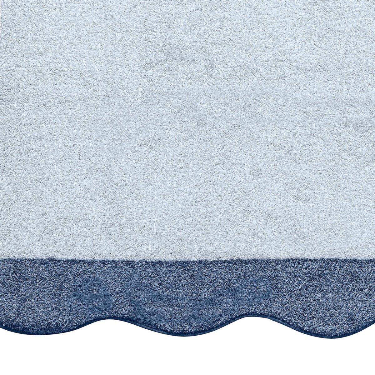 Beach Towel - Neptune Pool Towel 36 x 70 Light Blue and Sea by Matouk Schumacher - Swatch
