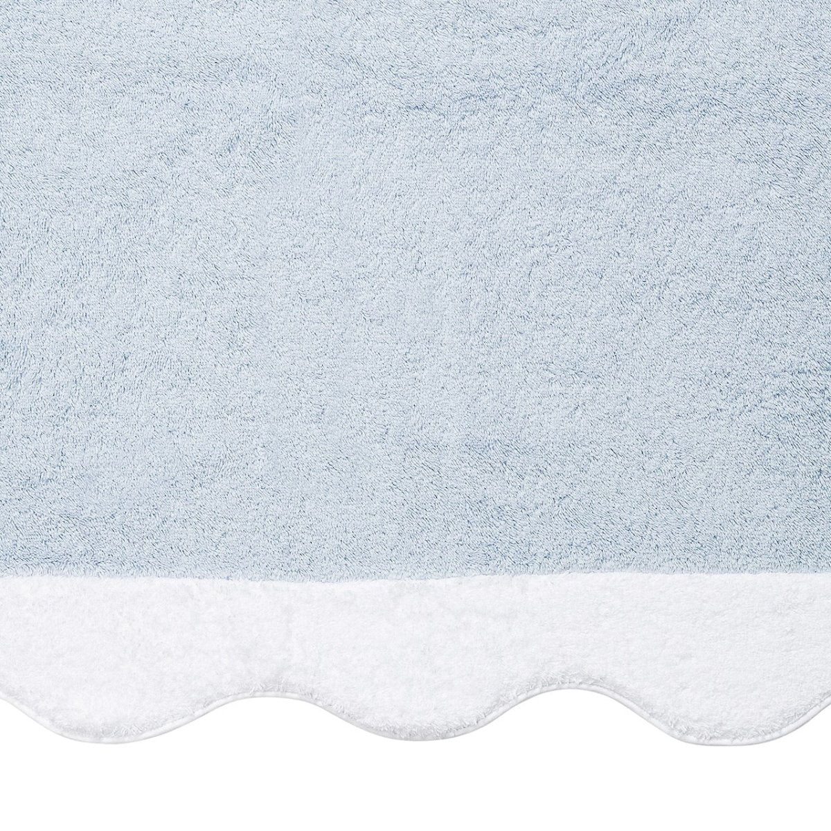 Beach Towel - Neptune Pool Towel 36 x 70 Light Blue and White by Matouk Schumacher