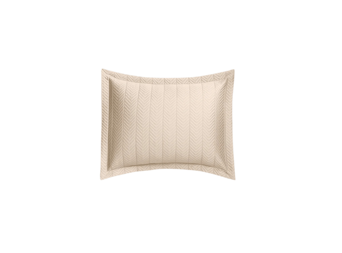 Matouk Netto Boudoir Sham in Dune at Fig Linens and Home