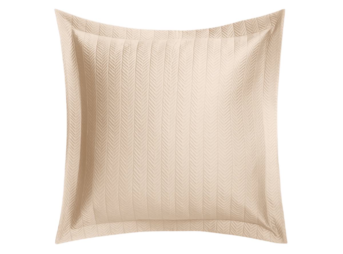 Matouk Netto Euro Sham in Dune at Fig Linens and Home