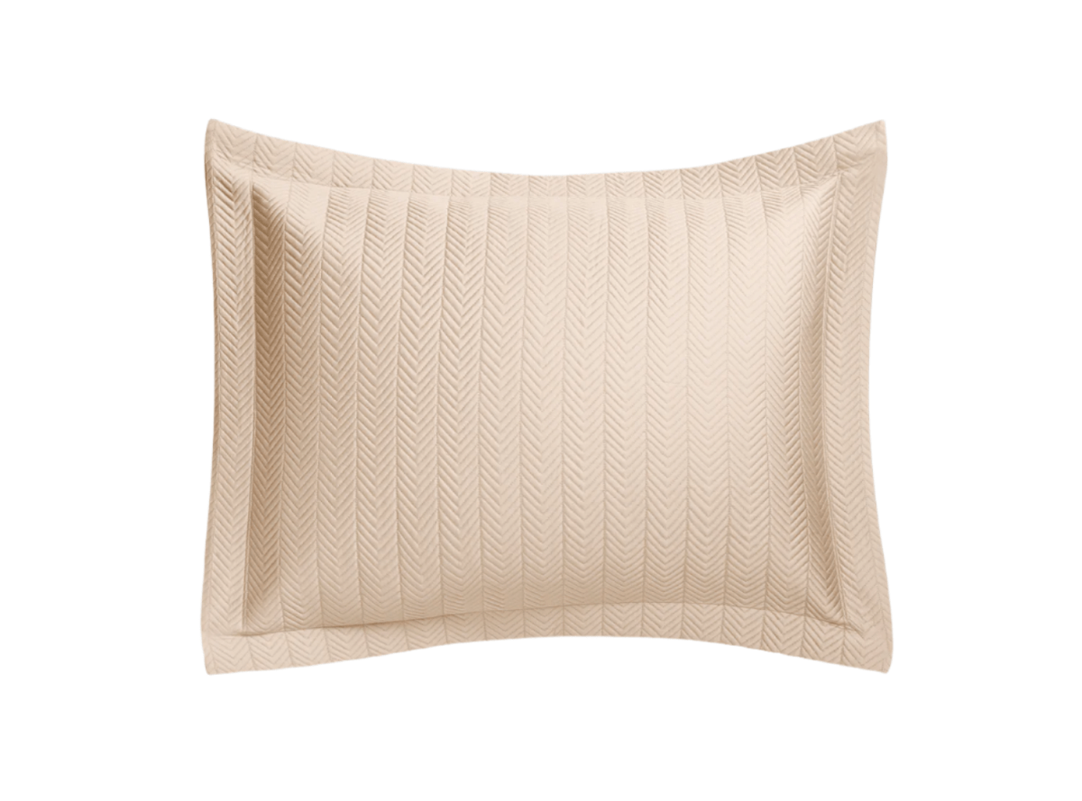 Matouk Netto Pillow Sham in Dune at Fig Linens and Home