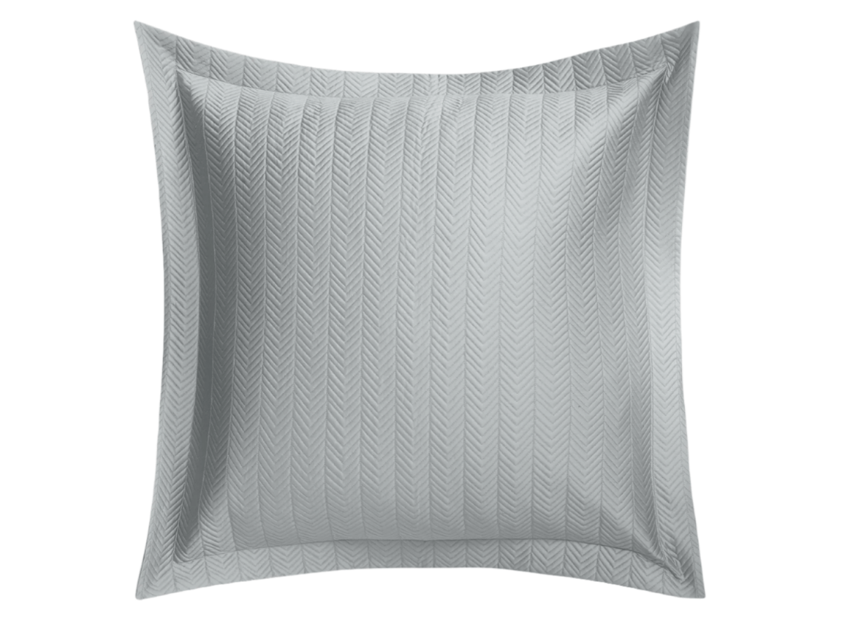 Matouk Netto Quilted Pool Euro Sham at Fig LInens and Home