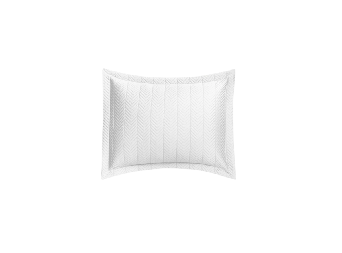 Netto White Boudoir Sham | Matouk at Fig Linens and Home