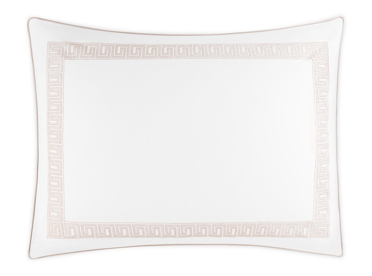 Matouk Ophelia Pique Oversize Euro Sham 27 x 36 - Fig Linens and Home - Dune