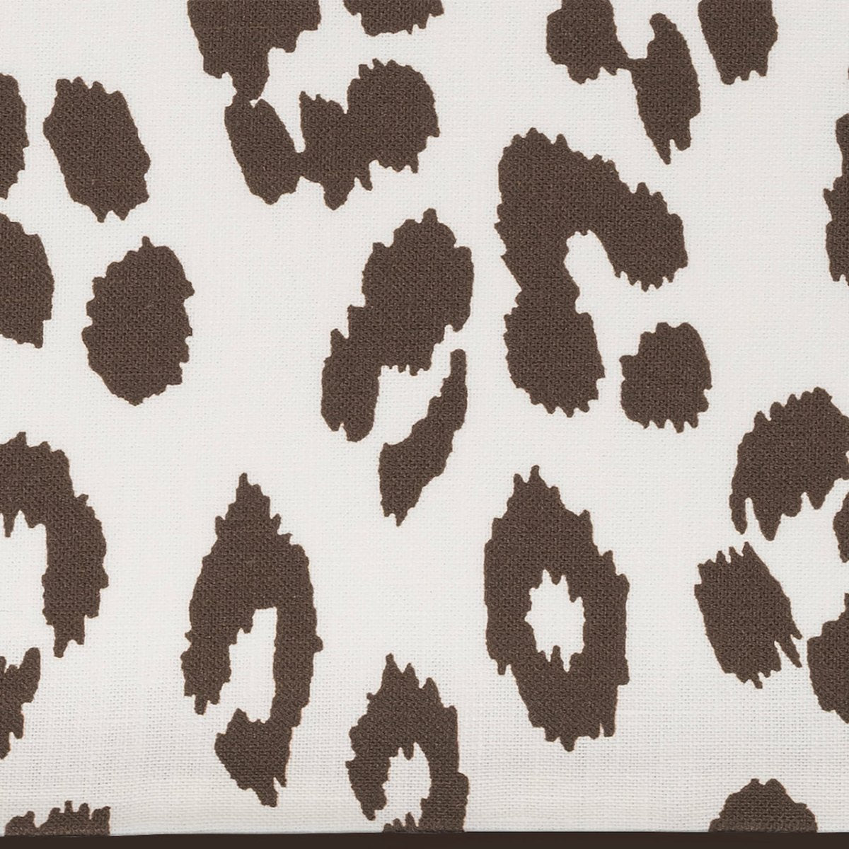 Matouk Valentina Linen Sleep Mask Iconic Leopard Cinder at Fig Linens and Home